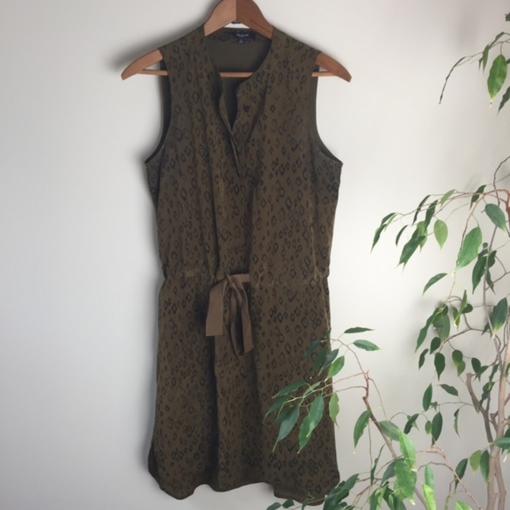 Madewell Silk Playa in Leopard Fade